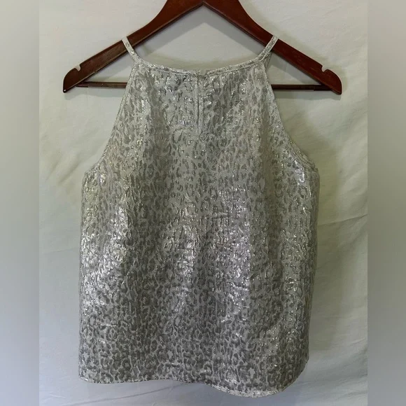 Worthington Women's Gold Animal jacquard Tank Top Petite XL NWT - Picture 6 of 7